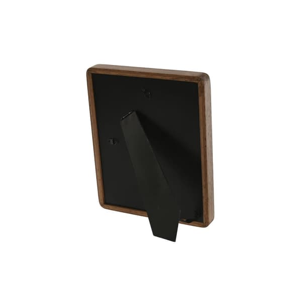 Fotoram Home ESPRIT Vit Brun Glas Akaciaträ Skandinavisk 22 x 2,8 x 27 cm
