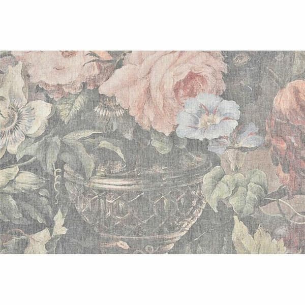 Ram med moderna blommor DKD Home Decor 75x2x100 cm (x2)