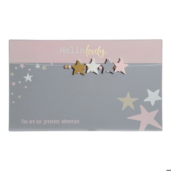 Ram a bild - DKD Home Decor - Hej Snygg - MDF Trä - 40 x 1 x 24 cm - Dekorativa stjärnor