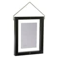 Miniatyrbild 4 av 4: Svart plast diamant fotoram - storlek: 10 x 15 cm