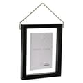 Miniatyrbild 1 av 4: Svart plast diamant fotoram - storlek: 10 x 15 cm