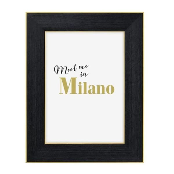 Ramar - Milano - Svart - 13 x 18 cm - Elegant - Raffinerad plast
