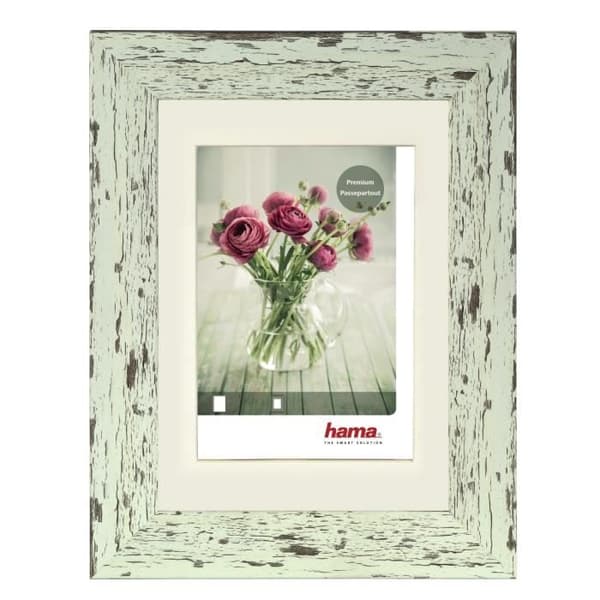 Hama Chalet, Plast, Grön, Ram för ett foto, 10 x 15 cm, Rektangulär, Reflekterande