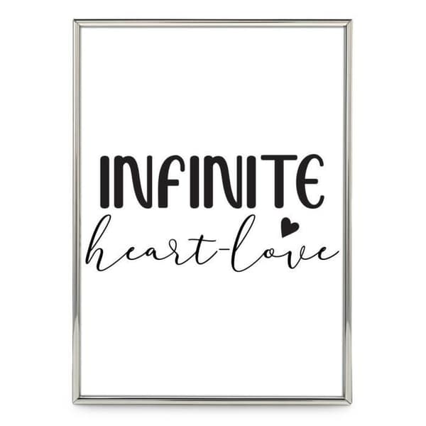 FotRahmen - HAMA - Infinity - Silver Glänzend - 13 x 18 cm - Samt - Klassisk