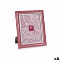 Miniatyrbillede 1 af 2: Fotoramme Krystal Pink Plastik (6 enheder) (2 x 31 x 26 cm)