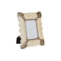 Miniatyrbillede 1 af 3: Fotoramme DKD Home Decor 20,4 x 2,5 x 26 cm Kobber Hvid Harpiks Romantisk
