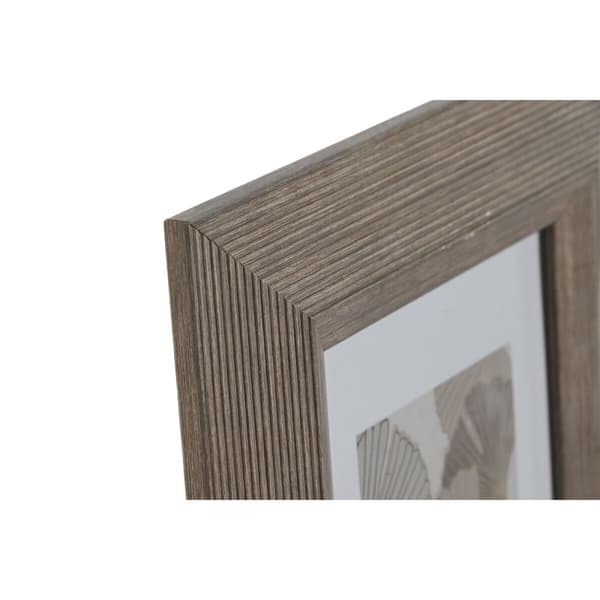 Fotoram Home ESPRIT Naturell Glas polystyren 19 x 1,8 x 24 cm