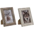 Miniatyrbild 1 av 3: Fotoram Home ESPRIT Vit Naturell Glas polystyren Skandinavisk 14,5 x 2 x 20 cm (2 antal)
