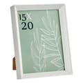 Miniatyrbillede 2 af 2: Fotoramme WPC0235MG-3-WH Hvid Glas Plastik (6 enheder)