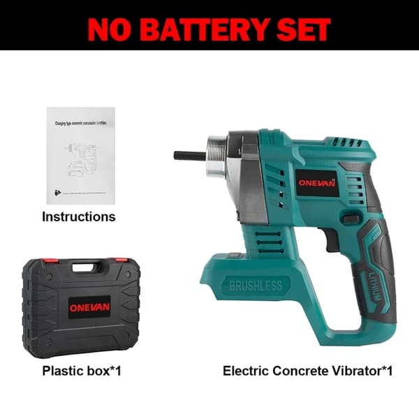 Betonvibrator, 1100W, 15500VPM