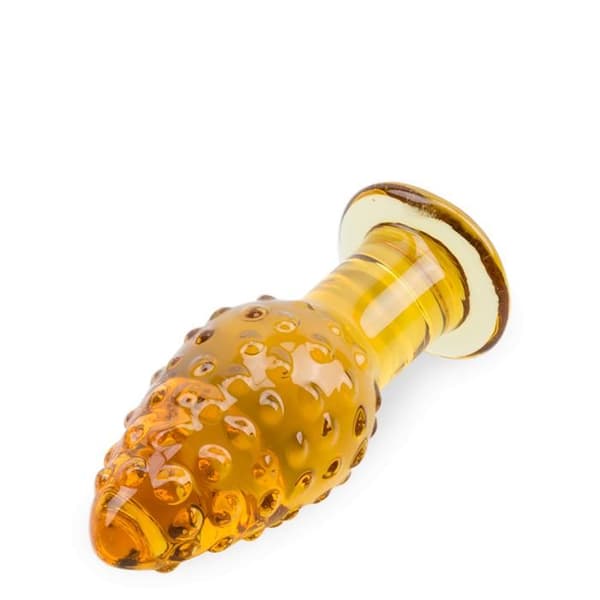 Pineapple analplugg i glas