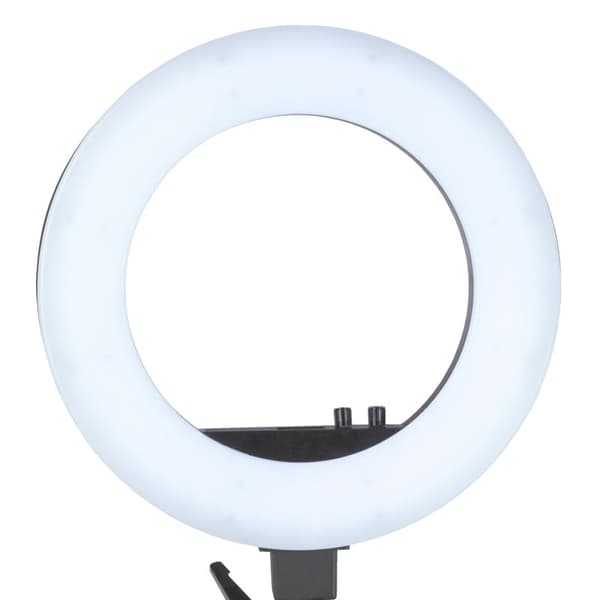 Rengasvalo 18' 48W LED musta + kolmijalka