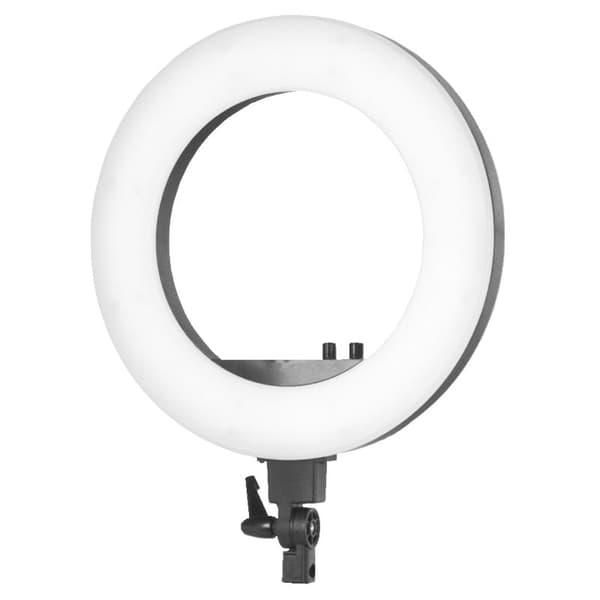 Rengasvalo 18' 48W LED musta + kolmijalka