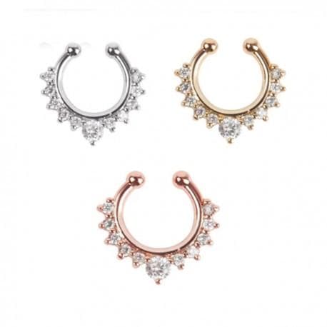3-PACK Fake Septum Näsring