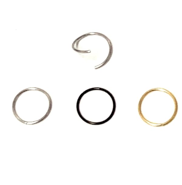 Extra tunn Flexibel Ring piercing (3st)
