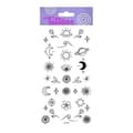 Miniatyrbild 1 av 2: Temporära tatueringar - Global Gift - Minimalistiska symboler - Svart - Guldplätering - Vattentåliga