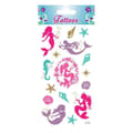 Miniatyrbild 2 av 2: Tillfälliga tatueringar - Global Gift - Sjöjungfrur - Vattentåliga - Glitter - Mångformat