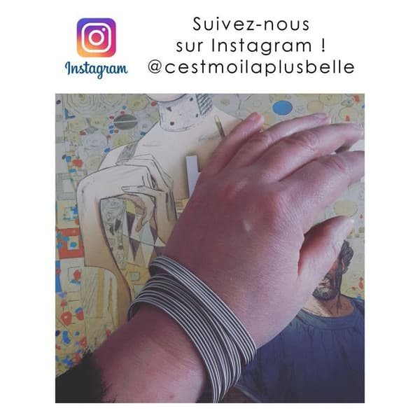 Armband Saturno Rostfritt stål 20 delar Storlek XL