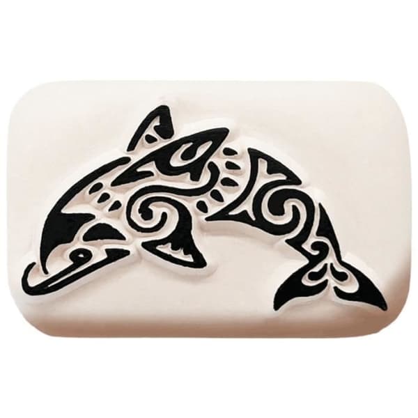 LaDot tillfällig tatueringsstämpel - Delfin - 4 x 6 cm