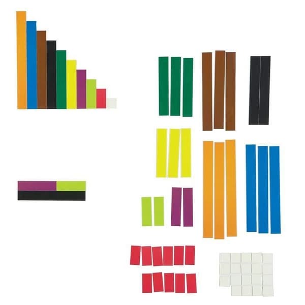 Lärresurser Magnetisk Stora Cuisenaire-reglar Demonstrationskit - LER7708
