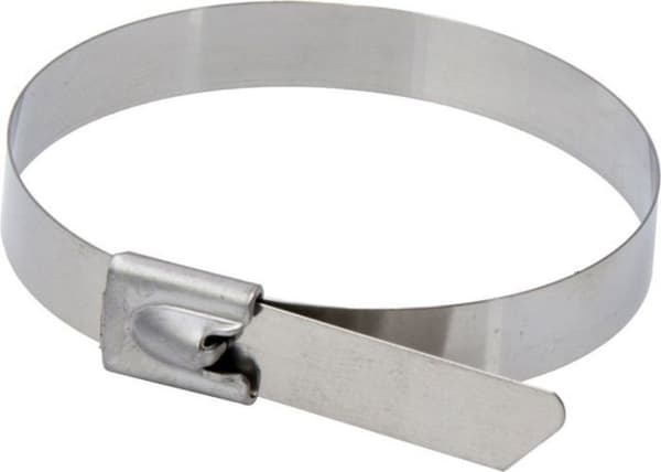 Taillekedja - axelkedja Dedra - 11NB4681 - Halsband i stål SS304 4,6 x 680 mm 20 st. ()