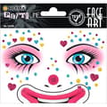 Miniatyrbild 1 av 2: Face Sticker - HERMA - Clown Annie - Perfekt för Halloween - Födelsedagskalas - Finklänning