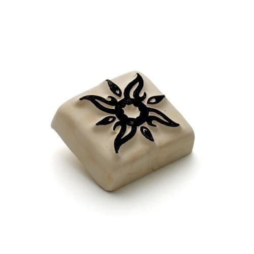 Solblomma tillfällig tatueringssten
