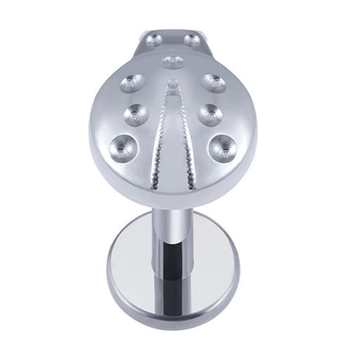 Titanium Ladybug Labret Ørering - Sølv