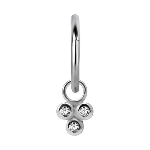 Charms - zirkoner - sølv - D-055