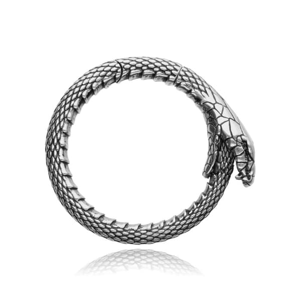 Öronvikt - orm - silver - PT-165 6 mm