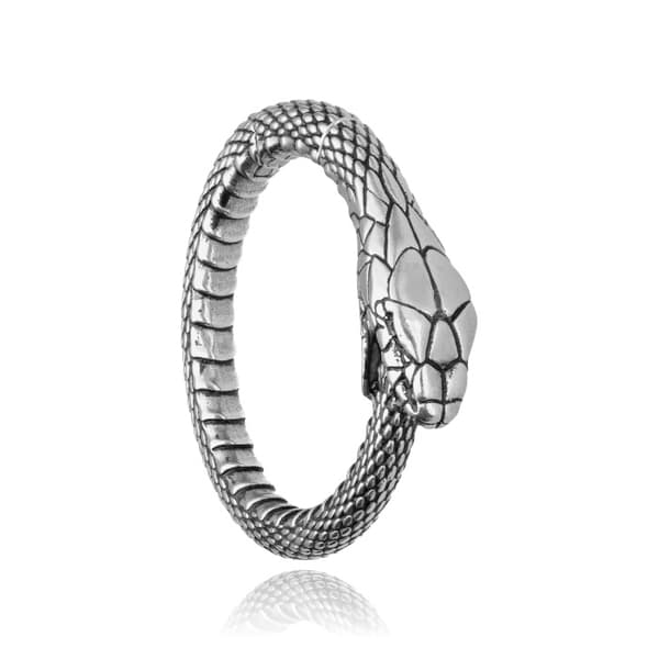 Öronvikt - orm - silver - PT-165 6 mm