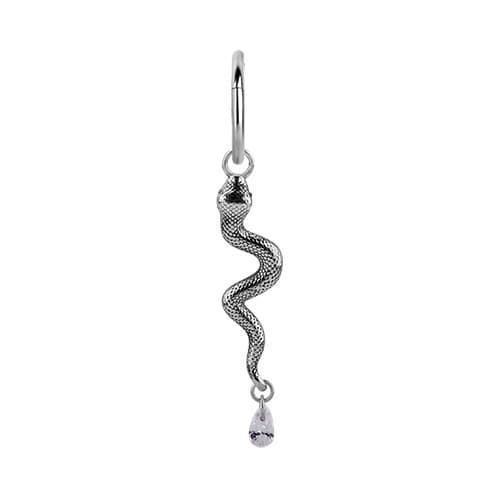 Charm - hopea käärme - oikea - D-064