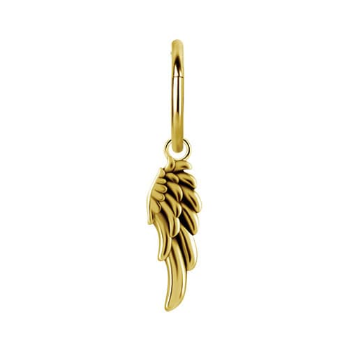 Berlocker - vinge - guld - D-066