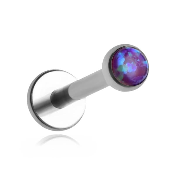 Titan Labret med Lila Opal OP52 - Silver 1.2/6/3