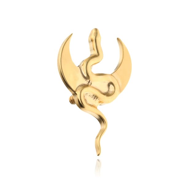 Titan Moon Snake Nut - Guld - TNA-186 1,2mm