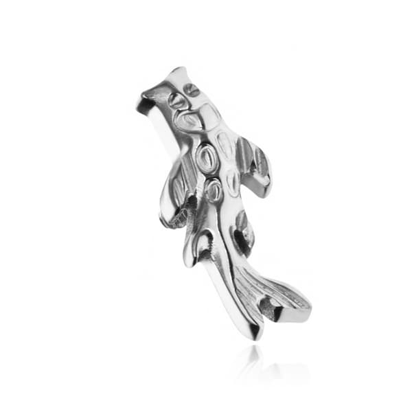 Titanium Koi Fish Cap - Silver - TNA-190 1,2mm
