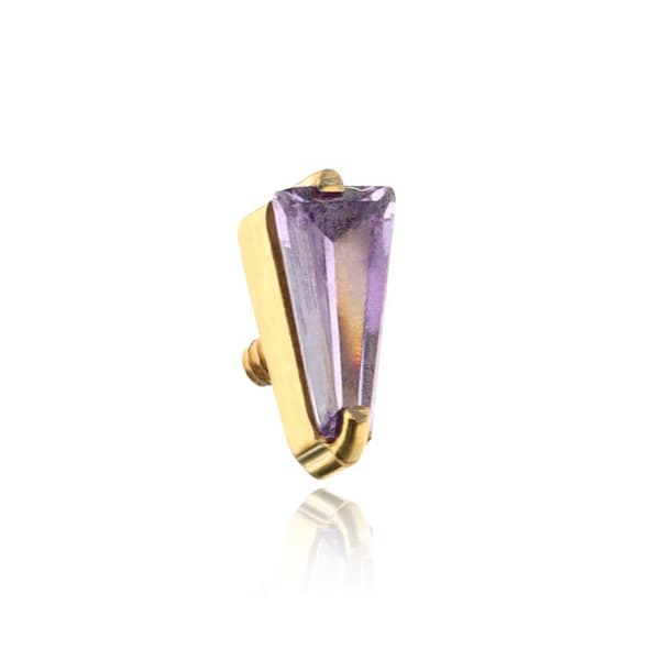 Titaanikorkki violetilla zirkonialla - kulta - TNA-194 1,2 mm