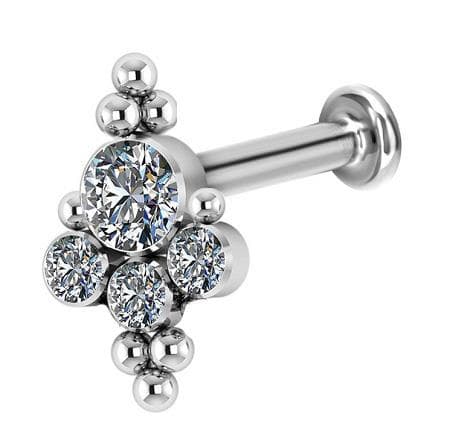 Titan dekorativ labret - invändig gänga - TGW-020 1.2/6