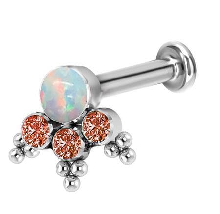 Titan dekorativ labret - orange - TGW-059 1.2/6