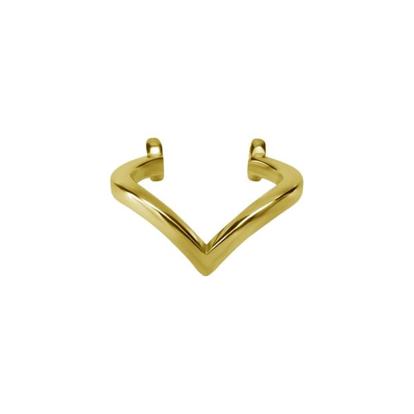 Dekorativ skivstång - guld - D-001 11 mm