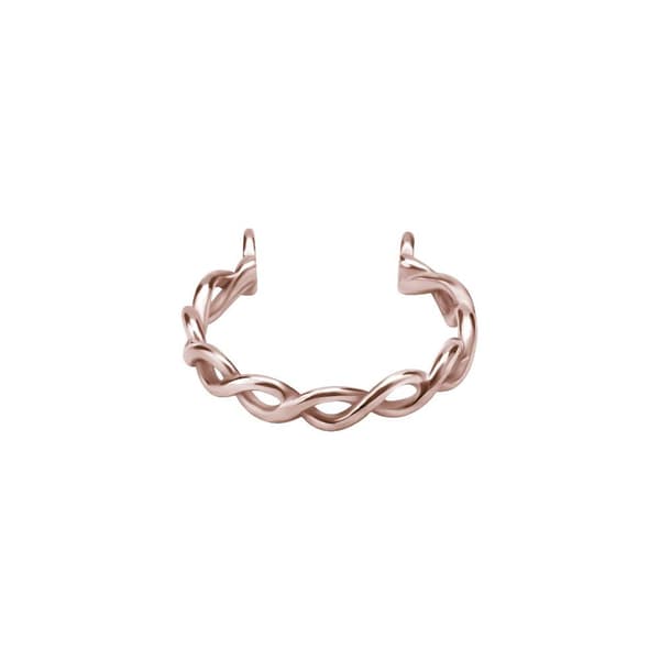 Dekorativ skivstång - roséguld - D-002 12 mm