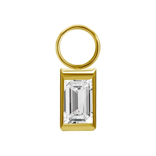 Berlocker - PREMIUM CRYSTAL - guld - D-007 Berlocker - PREMIUM CRYSTAL - guld - D-007