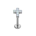 Miniatyrbillede 1 af 2: Titanium labret kryds - opal zirkoner - TGW-086 1,2/8