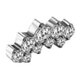 Pikkukuva 2 / 2: Titaaninen kierrekorkki - klusteri valkoisilla zirkoneilla - TNA-057 1,2 mm
