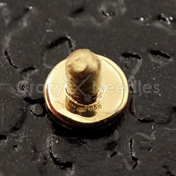 18K guldhætte - guldskive - GD18K-001 1,6/5