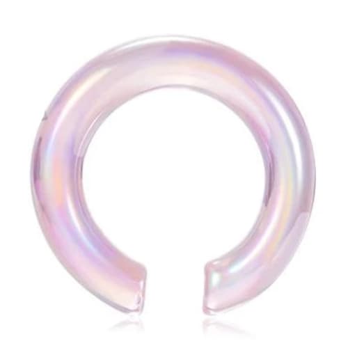 Glasproppshängare - opalrosa - PT-132 12 mm
