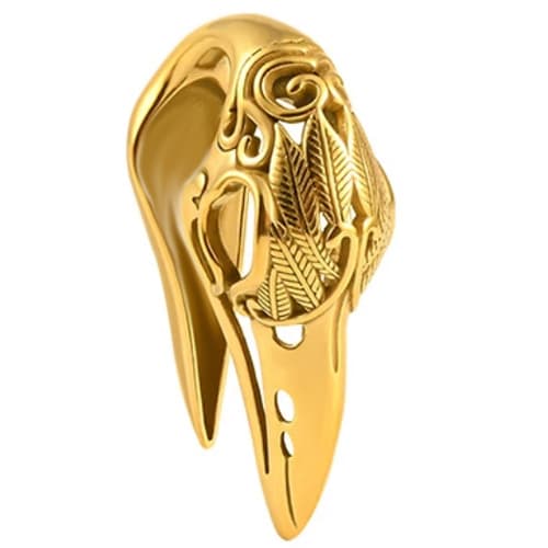 Korvan paino kultakorpin kallo - 35g - PT-133 16 mm
