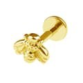Miniatyrbillede 2 af 3: Titanium labret guldbi - TGW-103 1.2/8