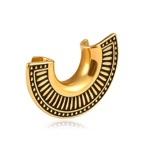 Öronmanschett - guld - PT-153 14 mm