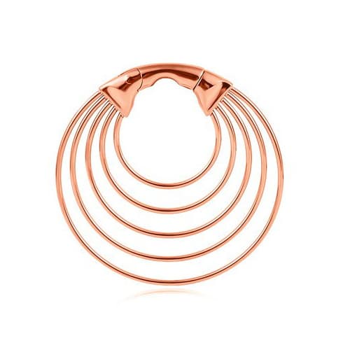 Öronhängare - roséguld - PT-156 6 mm